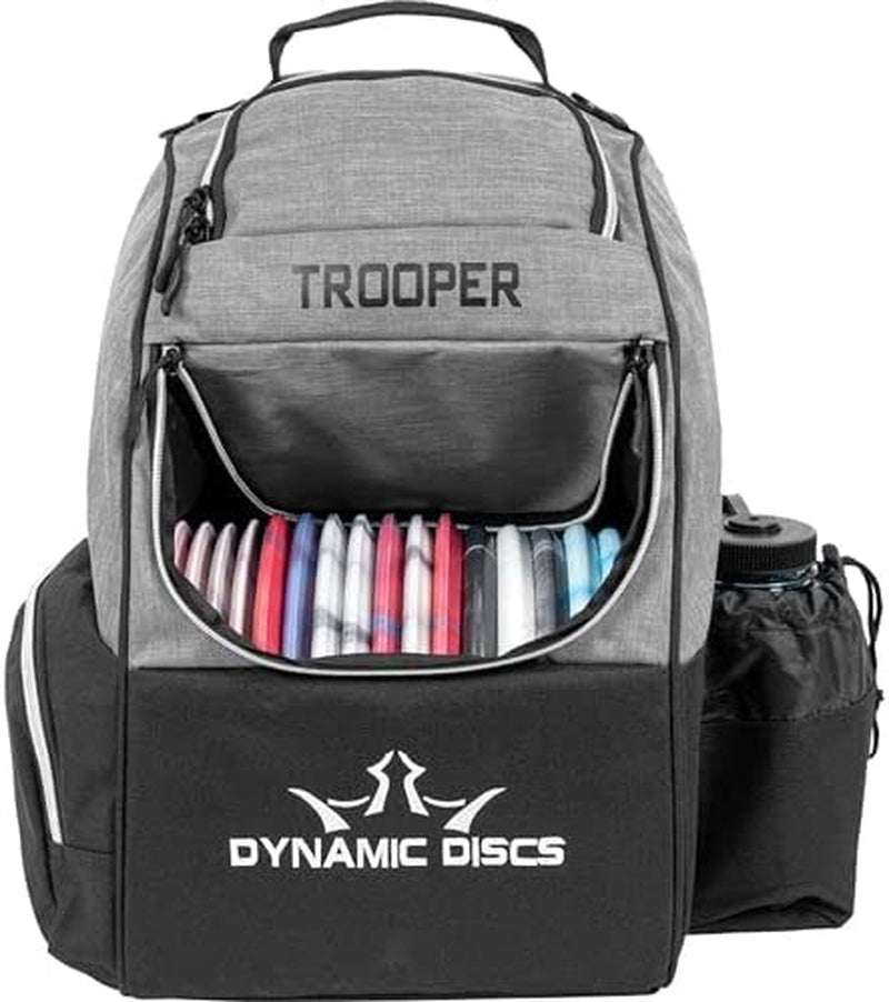 Trooper Disc Golf Bag | Large Frisbee Bags with 18+ Discs Capacity | Lightweight & Durable Backpack | Great Gifts or Disc Golf Accessories for Men | Ideal for Beginners & Pro Players