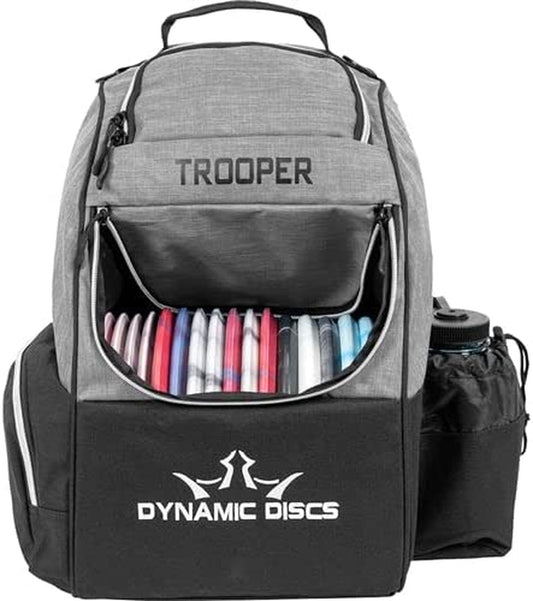 Trooper Disc Golf Bag | Large Frisbee Bags with 18+ Discs Capacity | Lightweight & Durable Backpack | Great Gifts or Disc Golf Accessories for Men | Ideal for Beginners & Pro Players