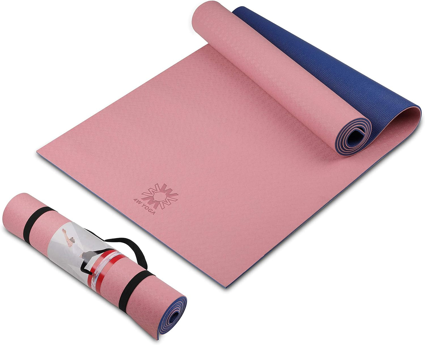 Non Slip Yoga Mat ECO Friendly TPER ,72"X24" Extra Thick 1/4" Exercise & Workout Mat for Yoga Fitness